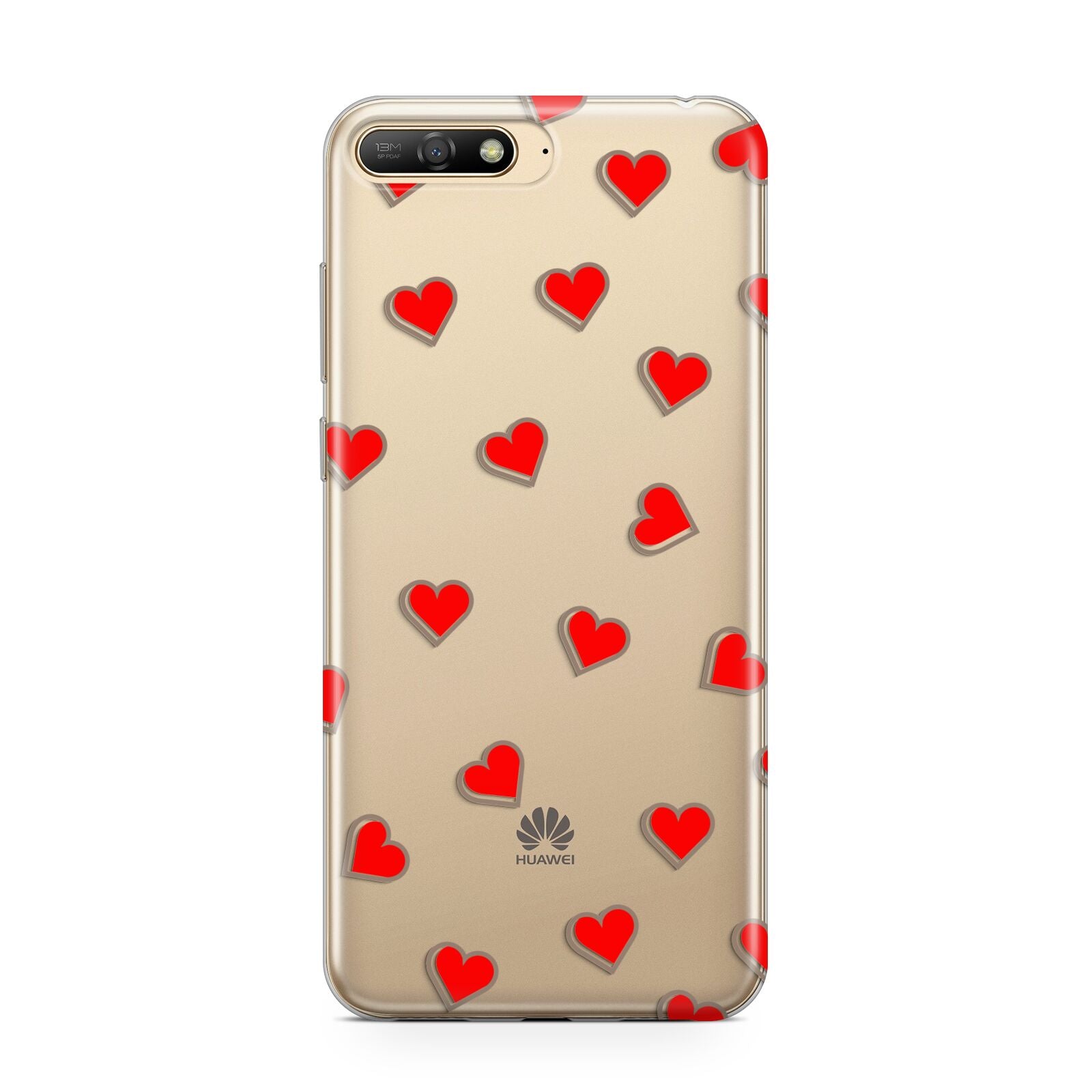 Cute Red Hearts Huawei Y6 2018