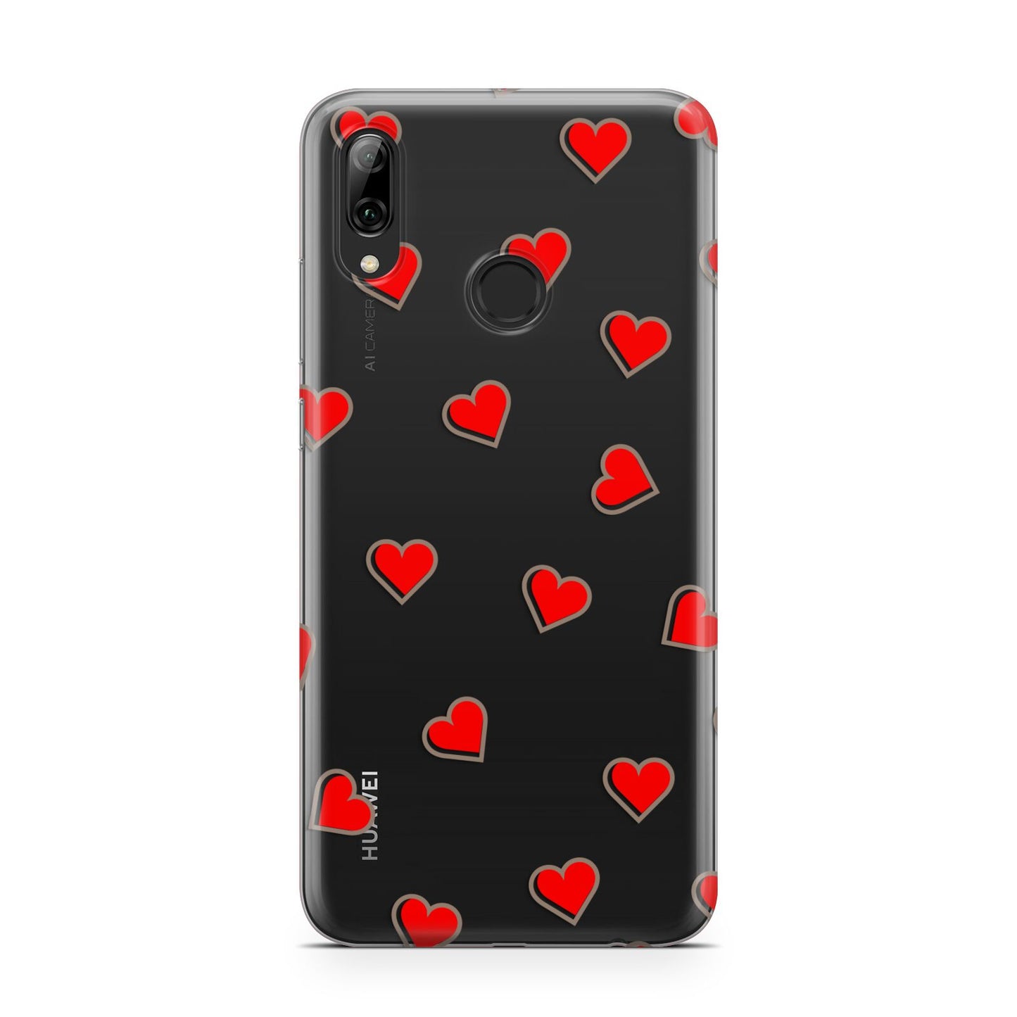 Cute Red Hearts Huawei Y7 2019