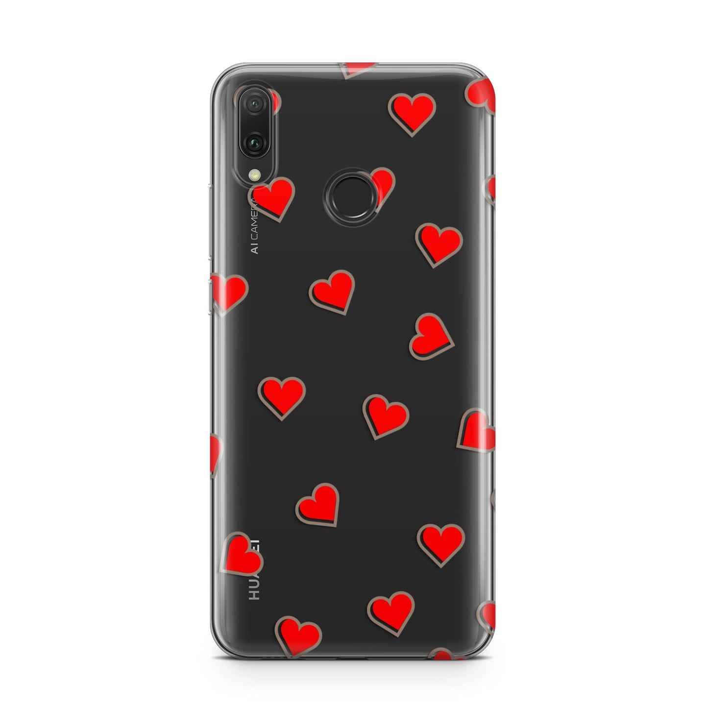 Cute Red Hearts Huawei Y9 2019