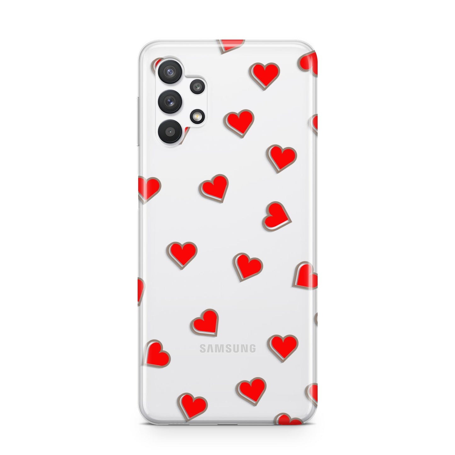 Cute Red Hearts Samsung A32 5G Case