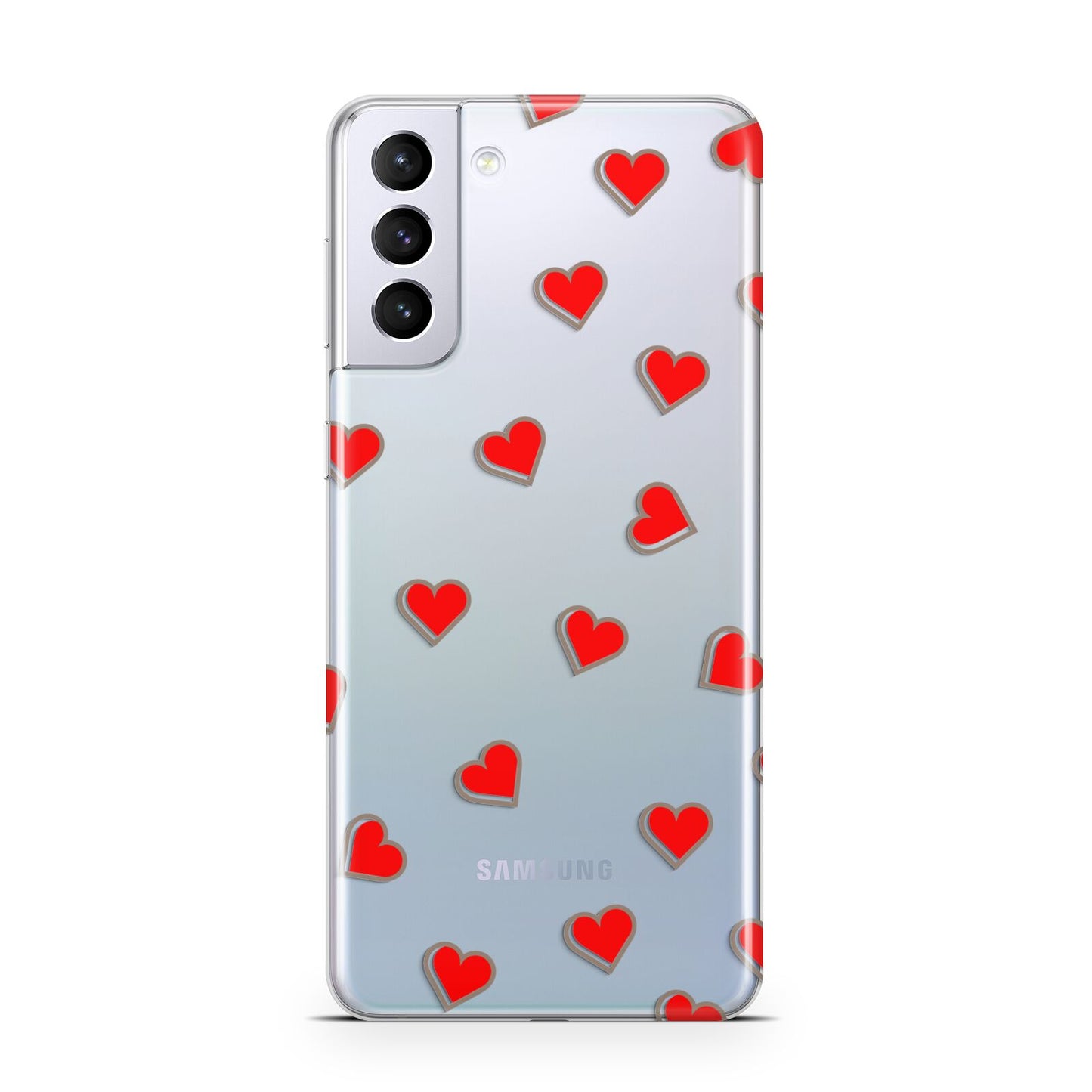 Cute Red Hearts Samsung S21 Plus Case