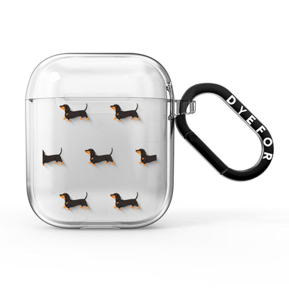 Dachshund AirPods Clear Case