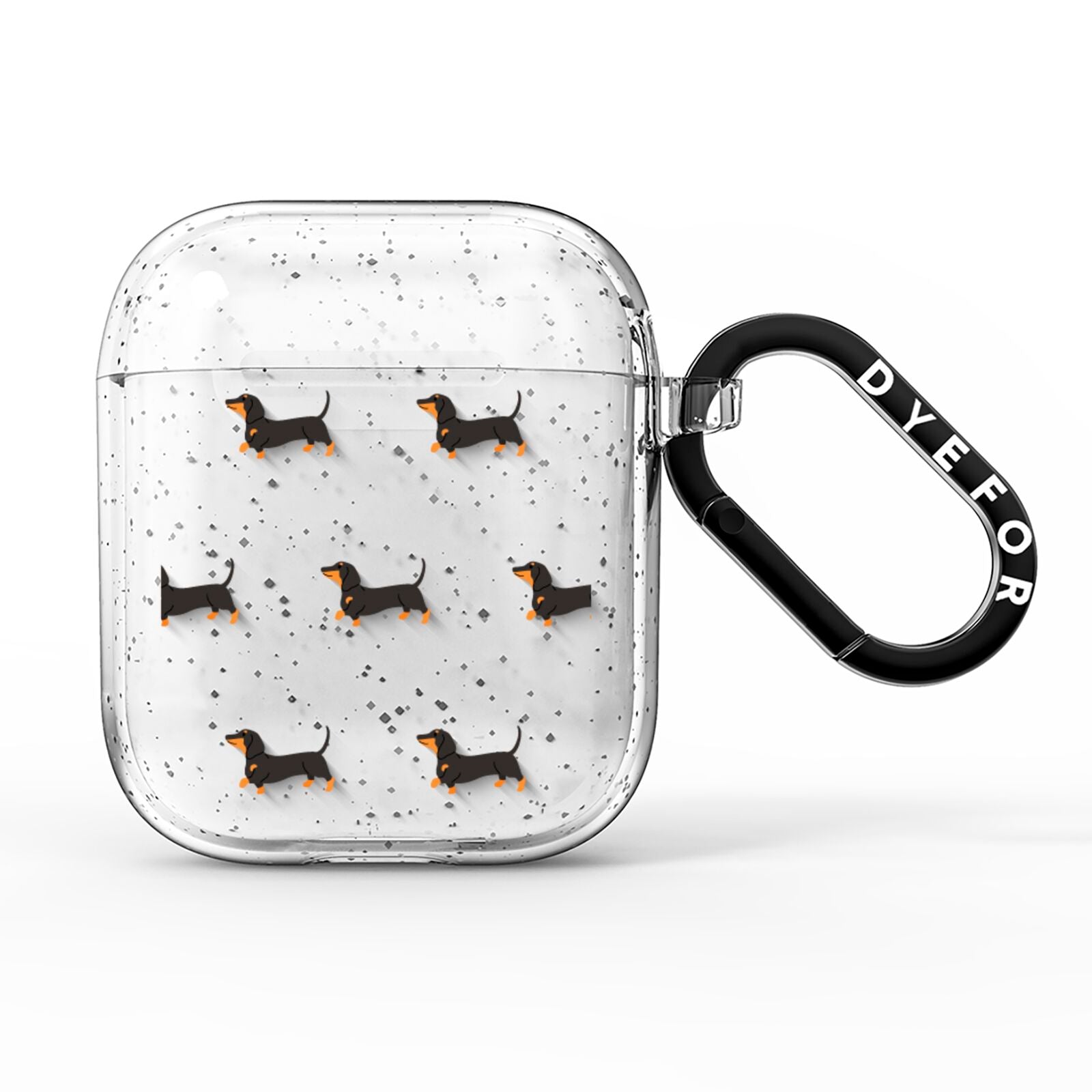 Dachshund AirPods Glitter Case