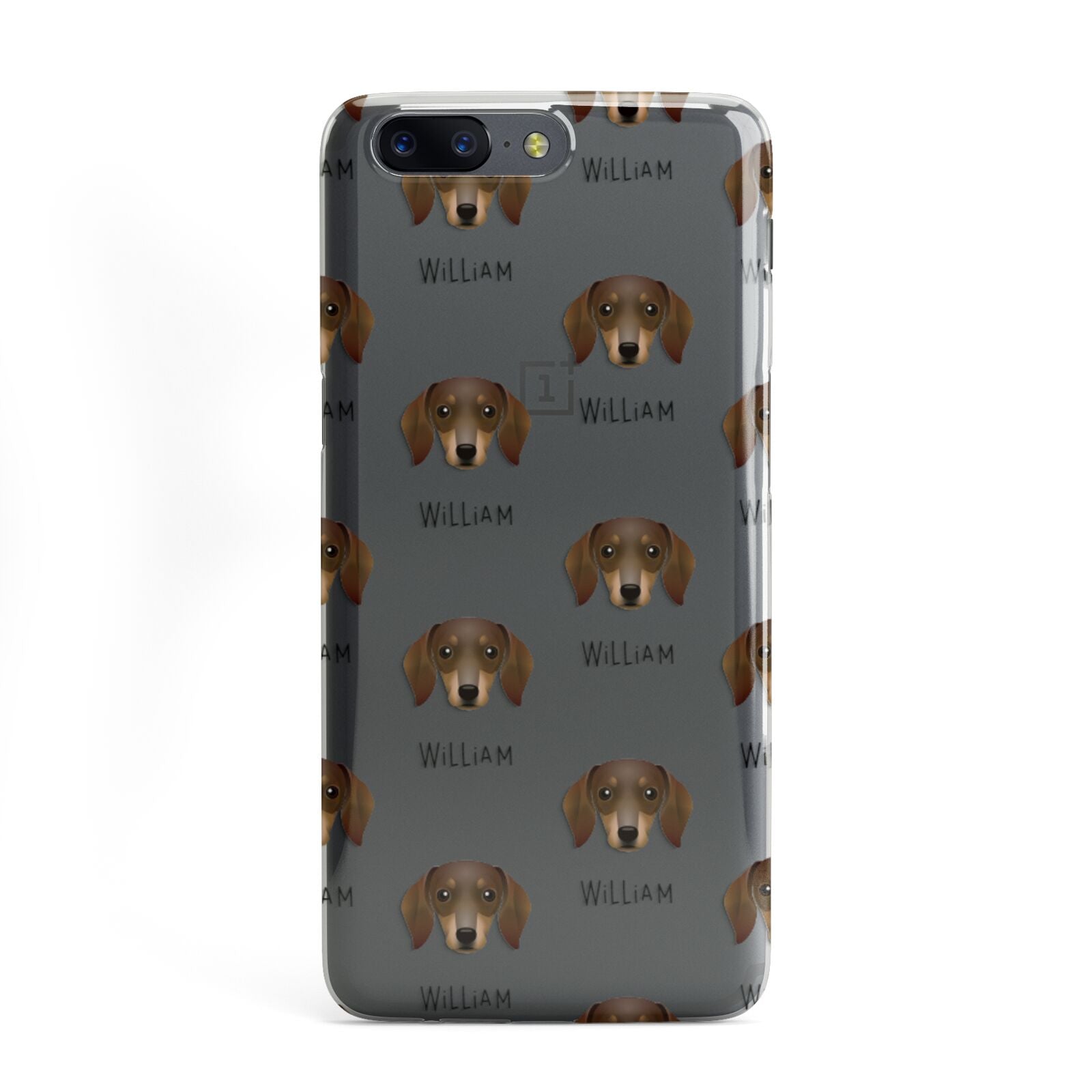 Dachshund Icon with Name OnePlus Case