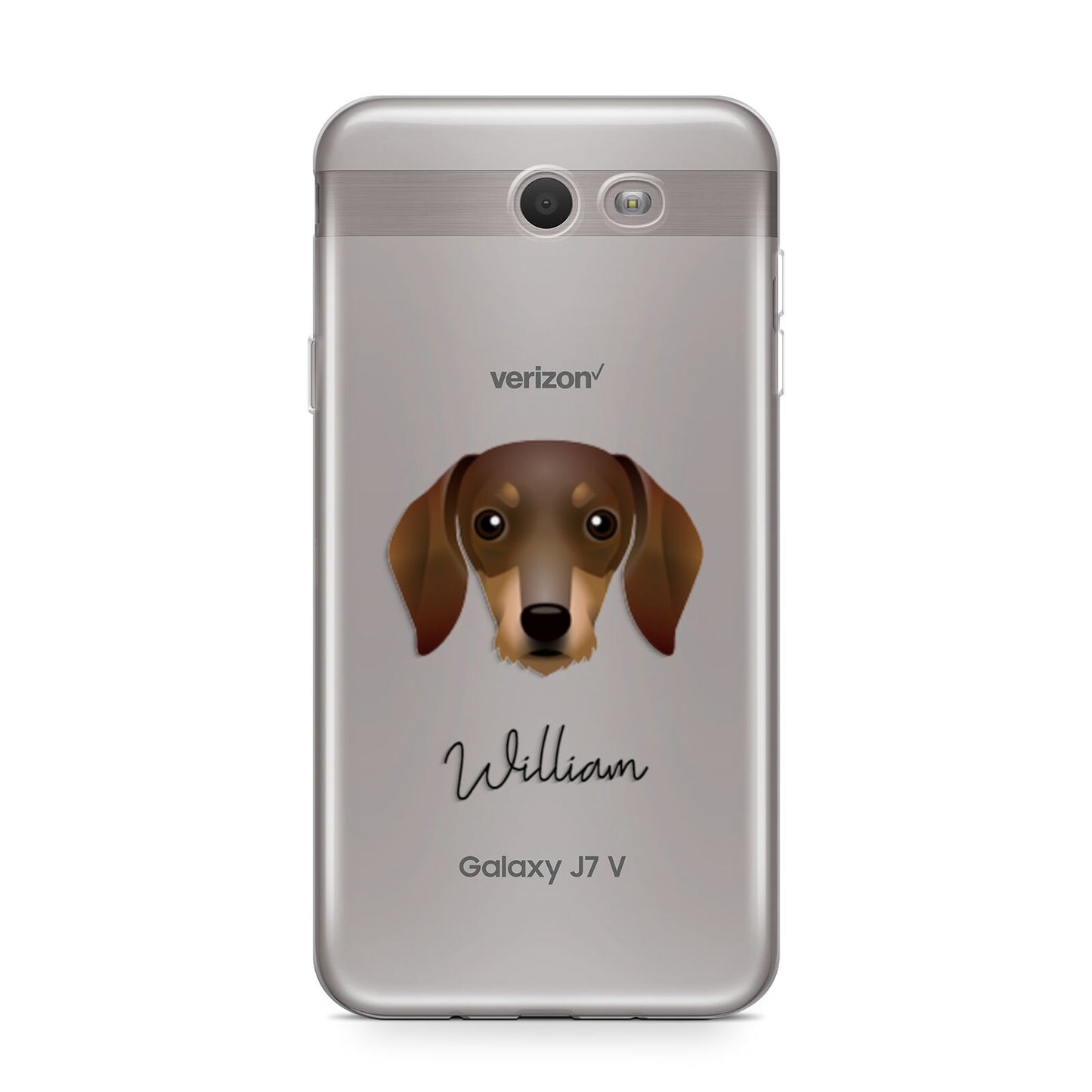 Dachshund Personalised Samsung Galaxy J7 2017 Case