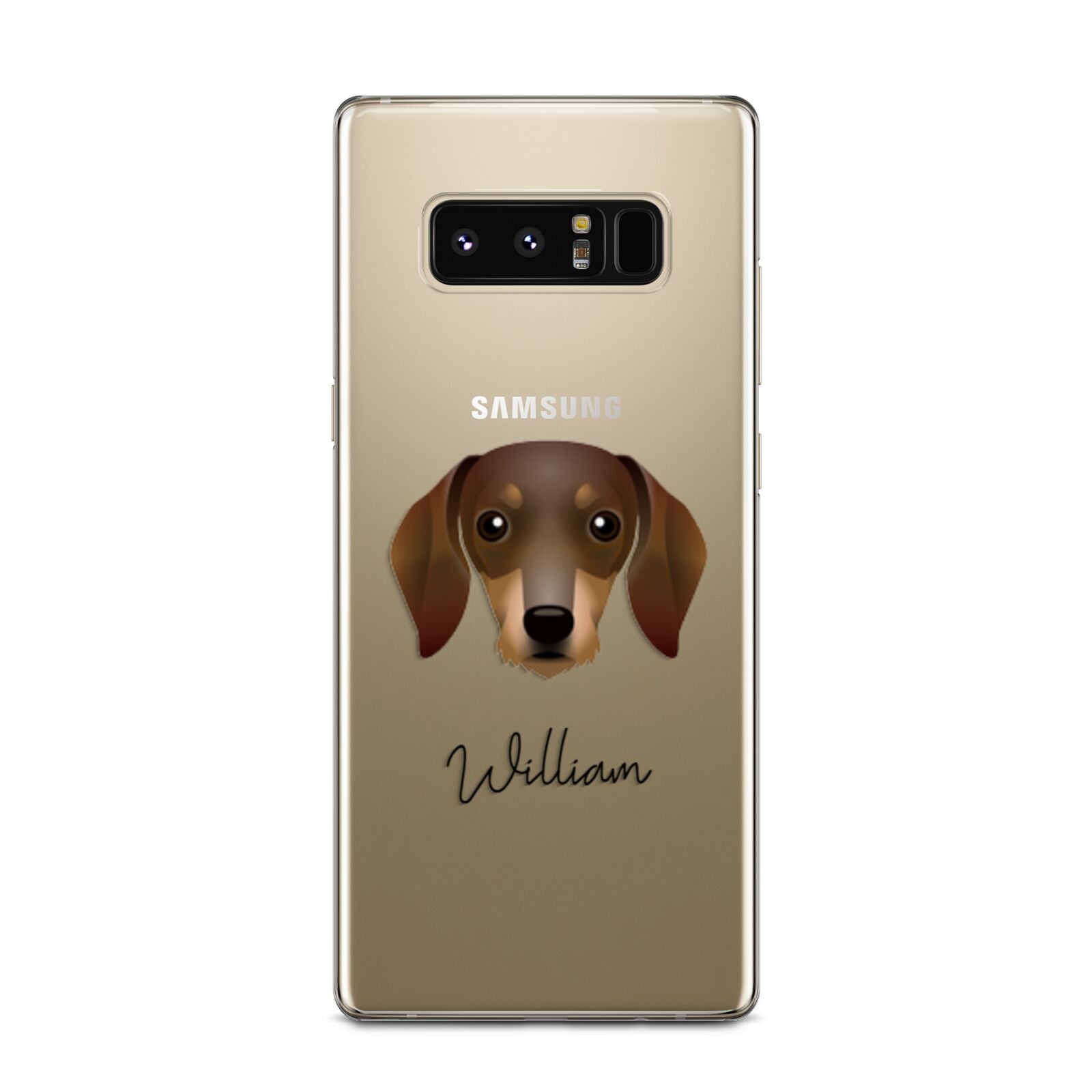 Dachshund Personalised Samsung Galaxy Note 8 Case