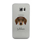 Dachshund Personalised Samsung Galaxy S6 Edge Case