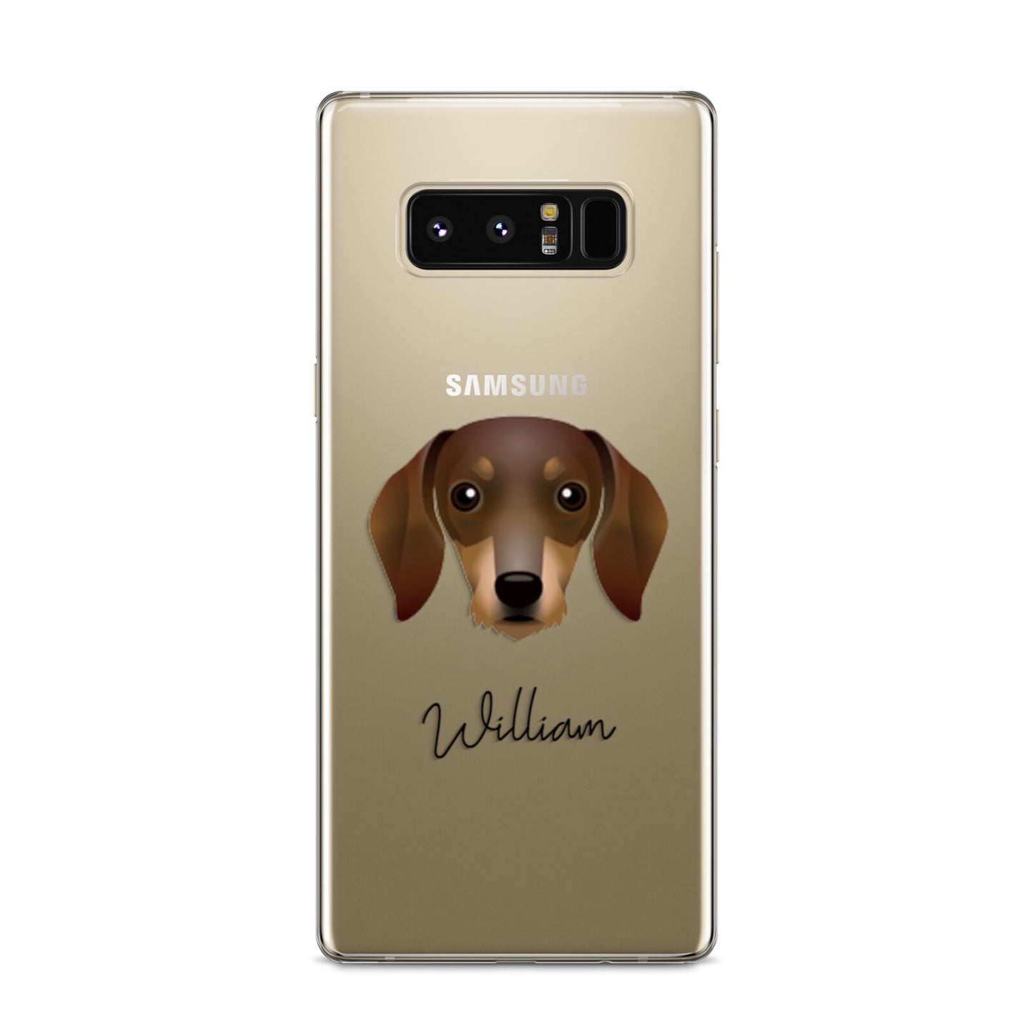 Dachshund Personalised Samsung Galaxy S8 Case