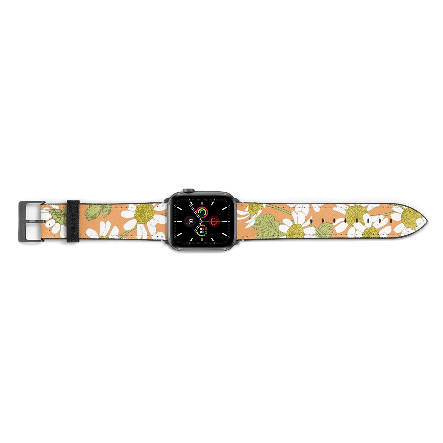 Daisies Apple Watch Strap Landscape Image Space Grey Hardware