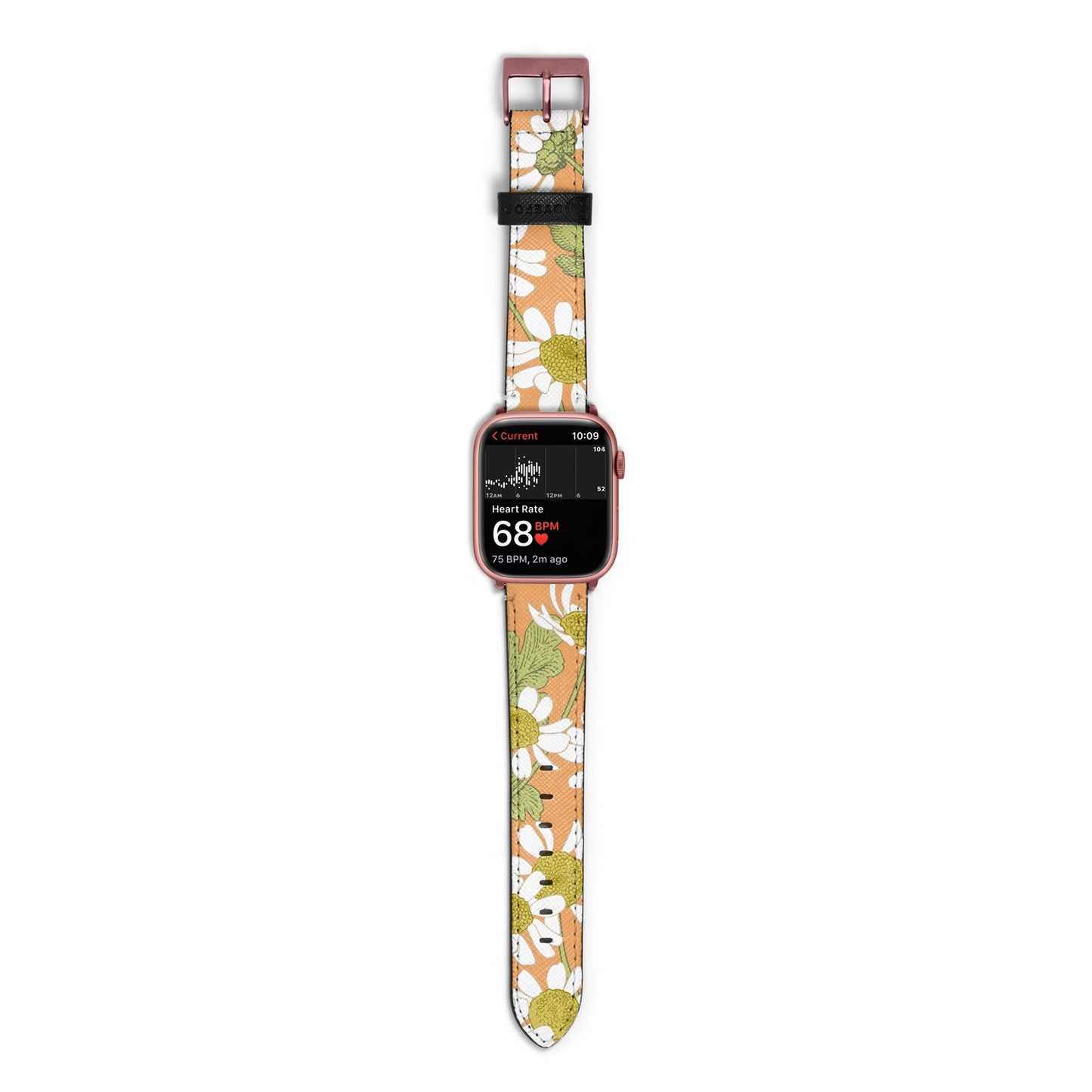 Daisies Apple Watch Strap Size 38mm with Rose Gold Hardware