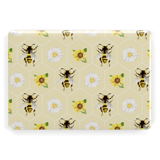 Daisies Bees and Sunflowers Apple MacBook Case