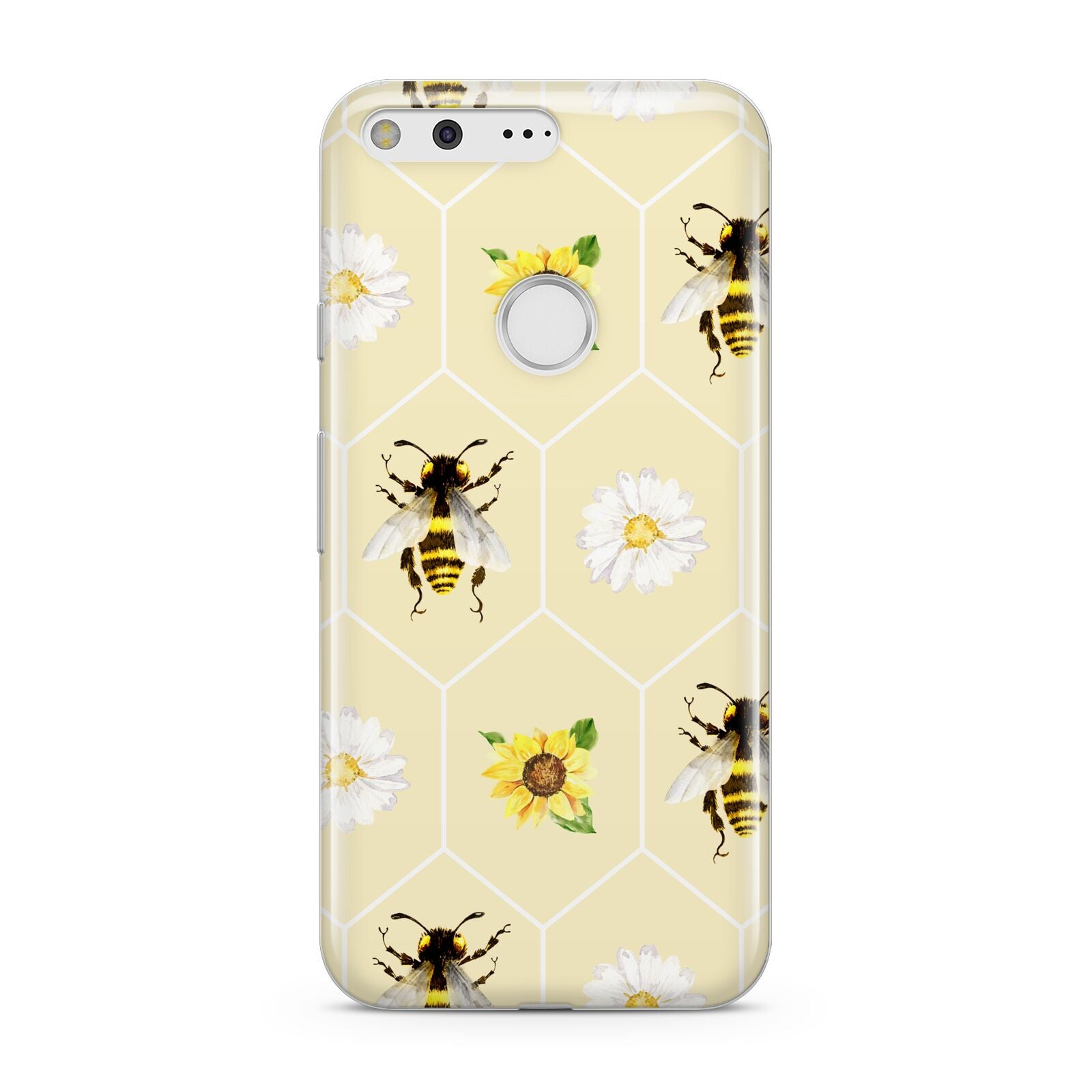 Daisies Bees and Sunflowers Google Pixel Case