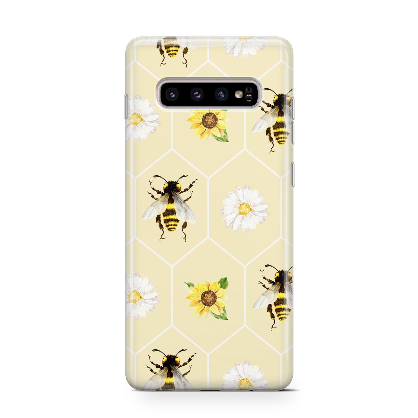 Daisies Bees and Sunflowers Protective Samsung Galaxy Case