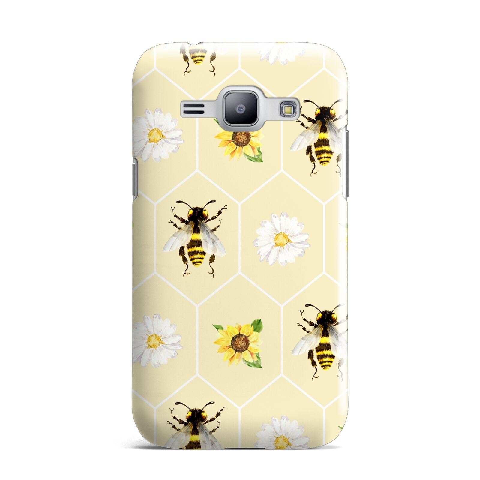 Daisies Bees and Sunflowers Samsung Galaxy J1 2015 Case