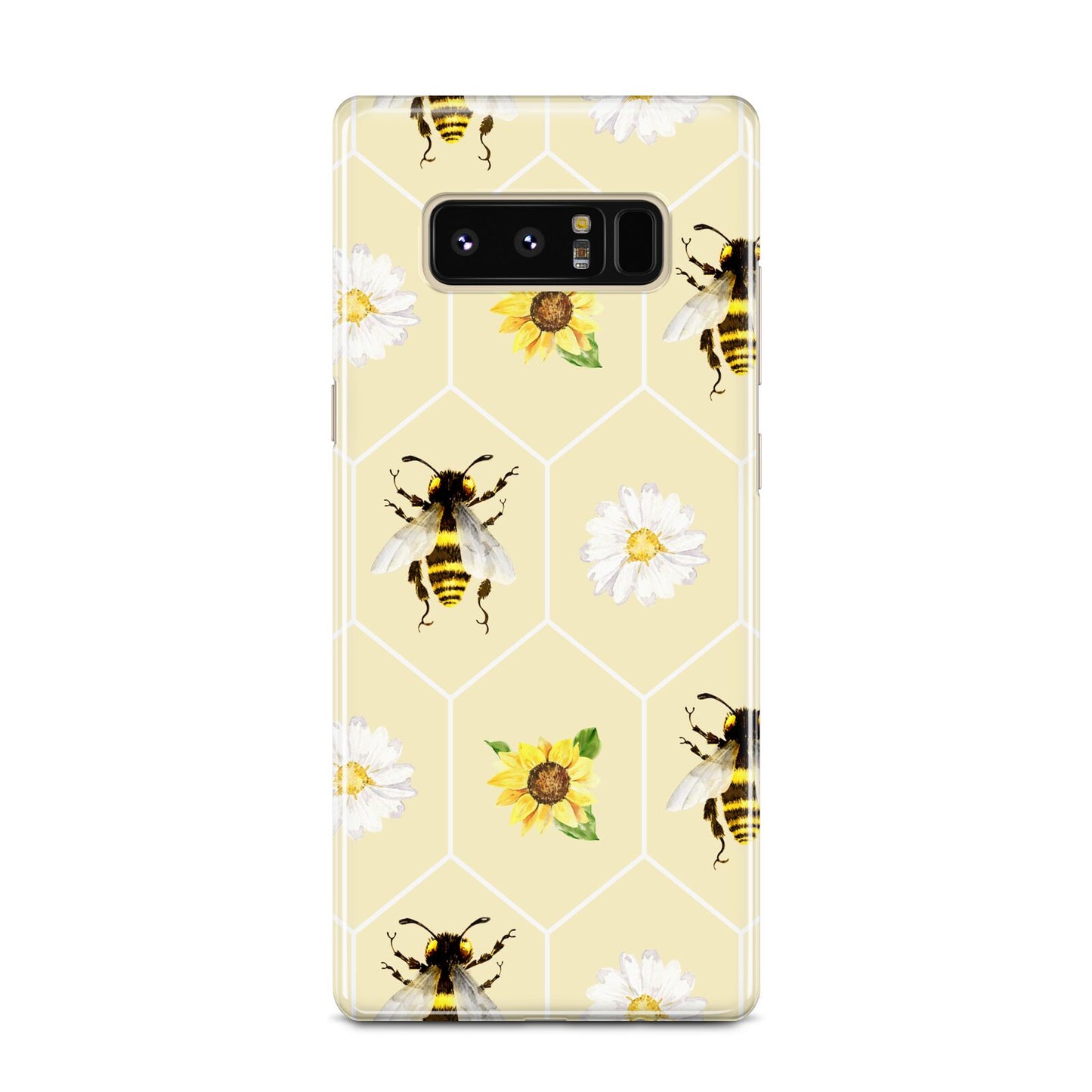 Daisies Bees and Sunflowers Samsung Galaxy Note 8 Case