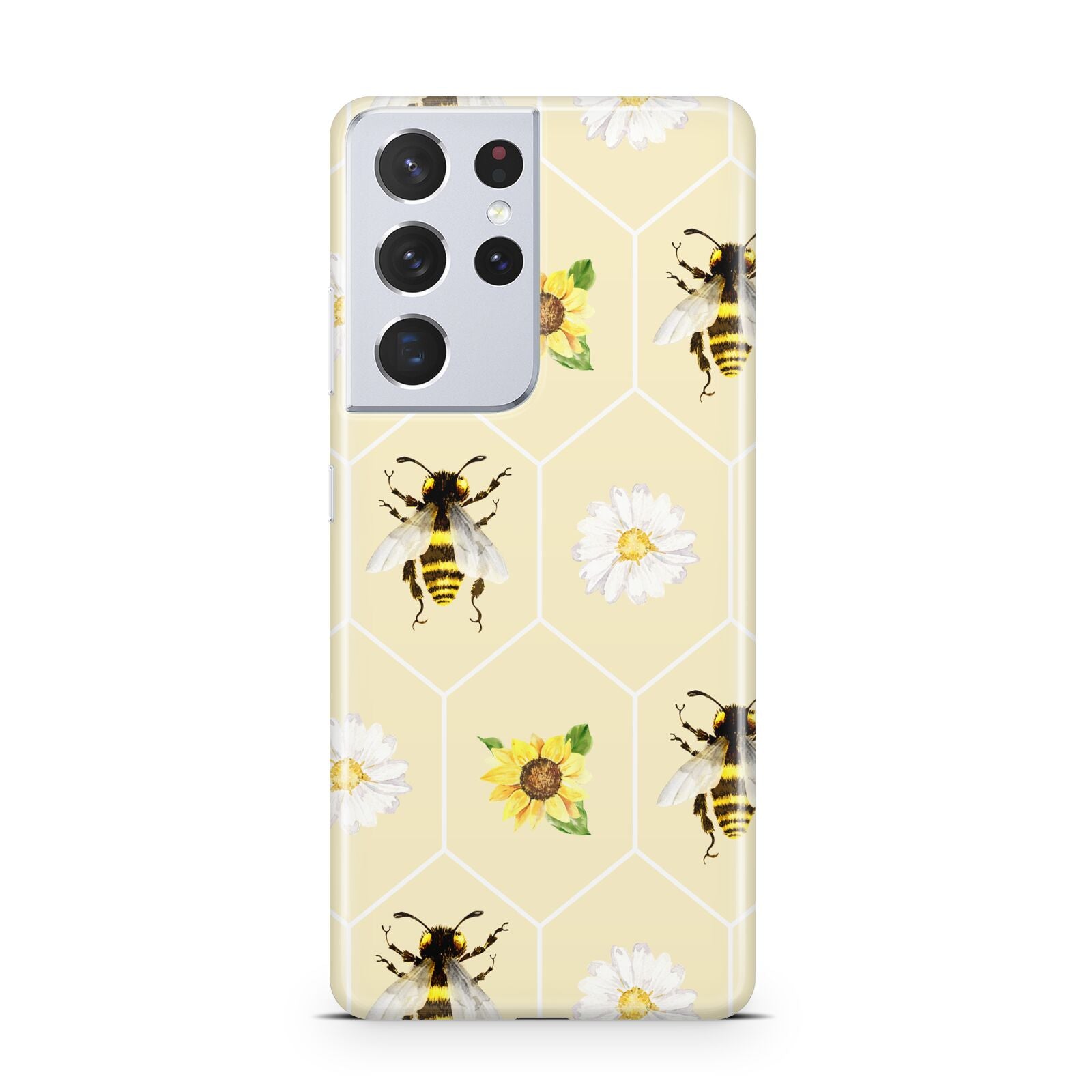 Daisies Bees and Sunflowers Samsung S21 Ultra Case