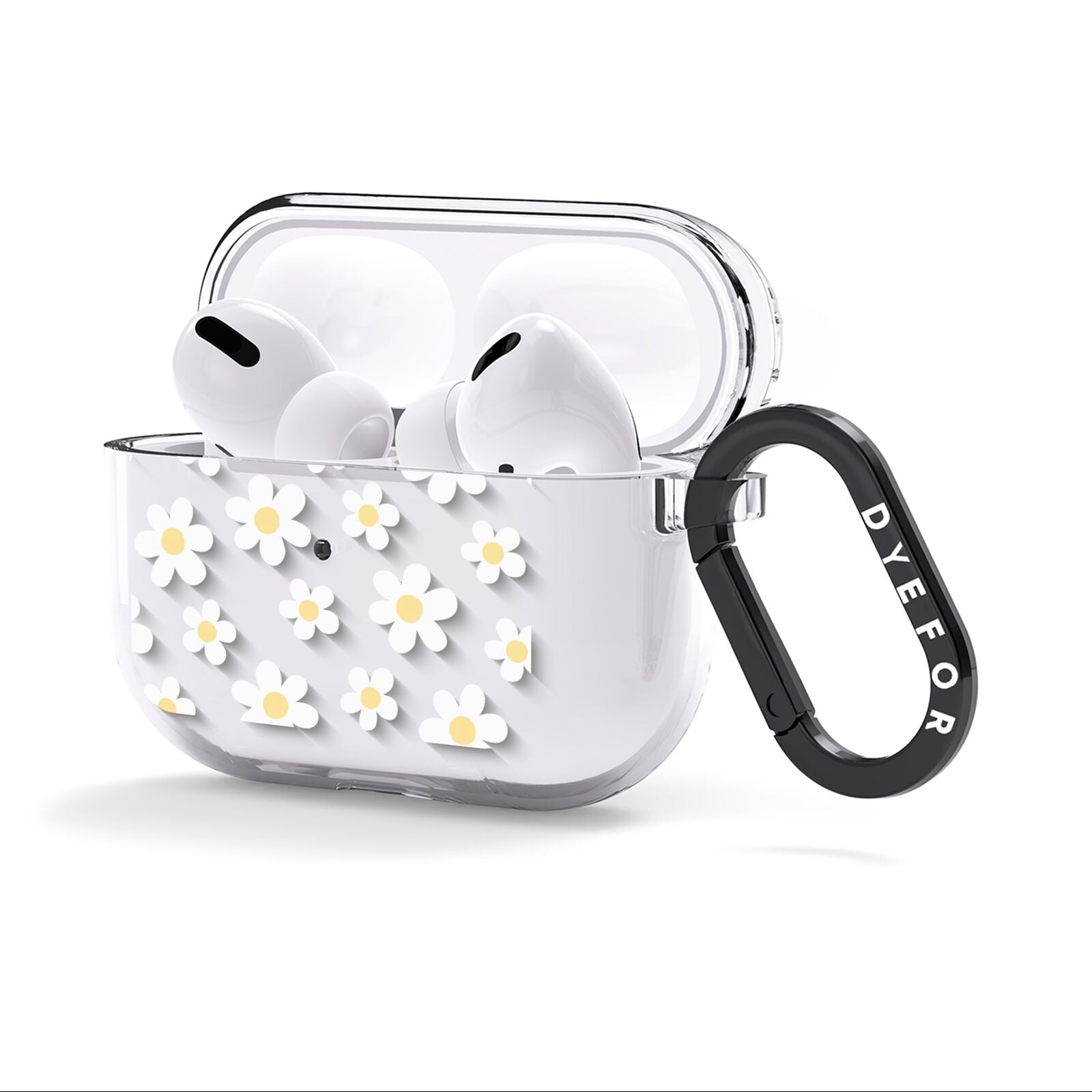 Daisy AirPods Clear Case 3rd Gen Side Image