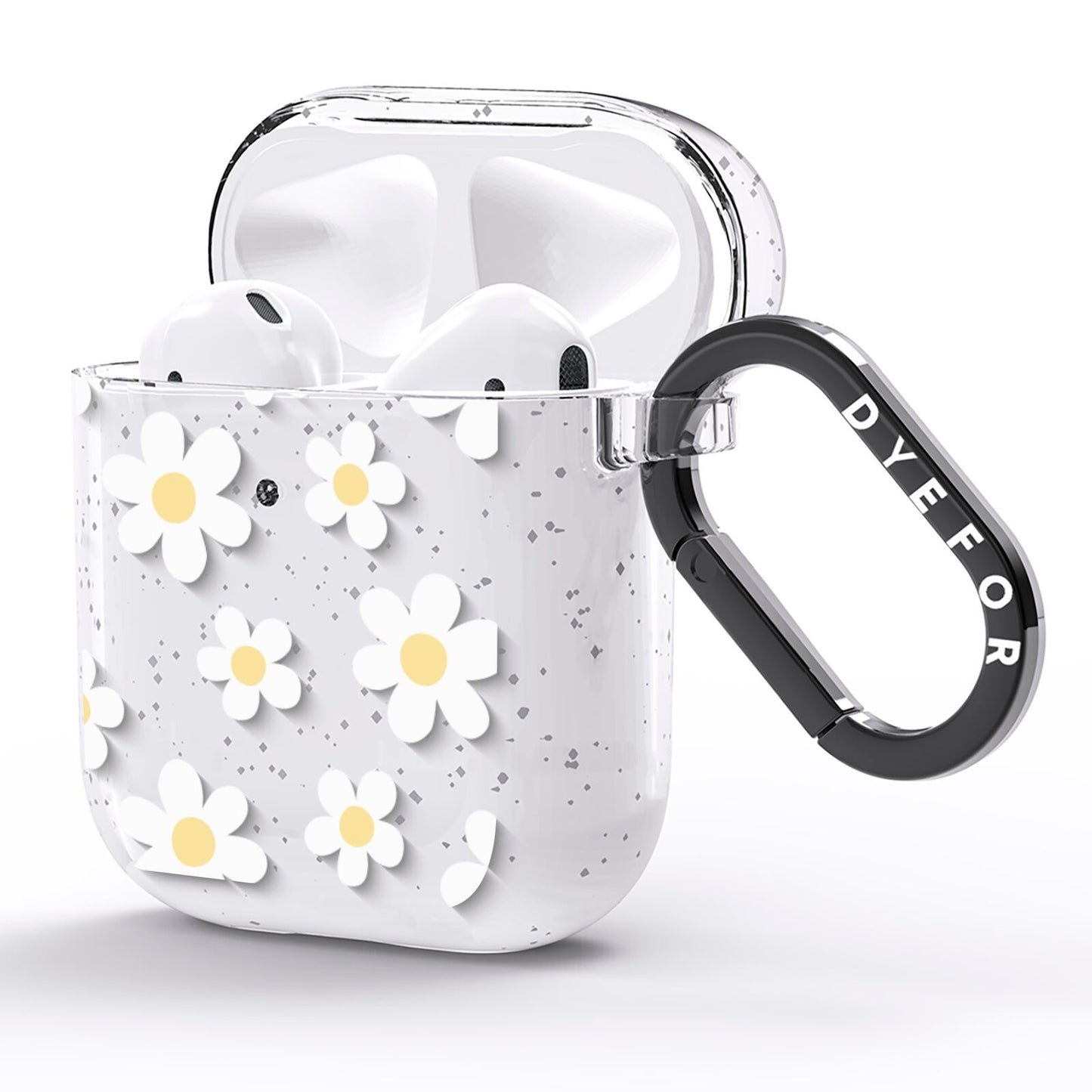 Daisy AirPods Glitter Case Side Image