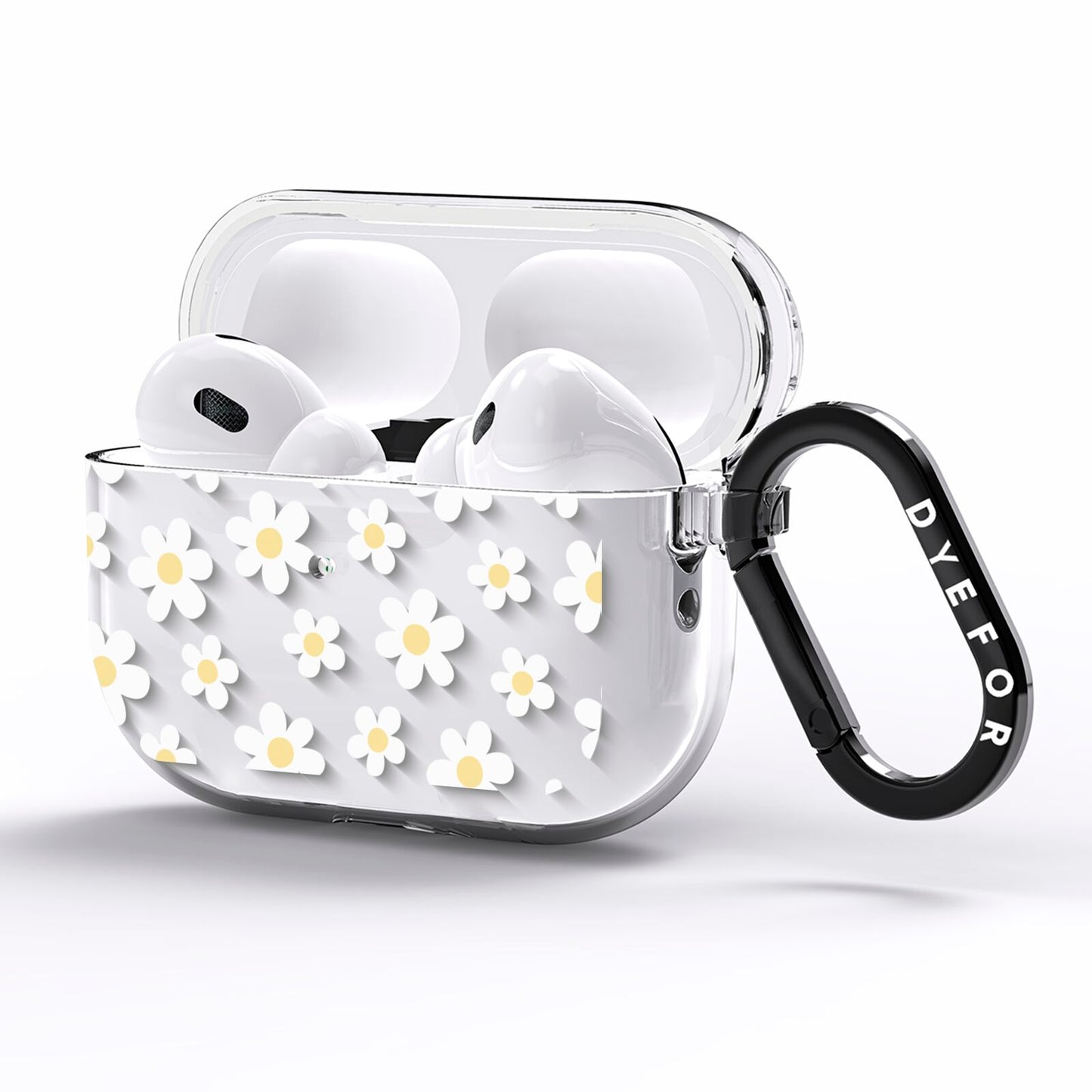 Daisy AirPods Pro Clear Case Side Image