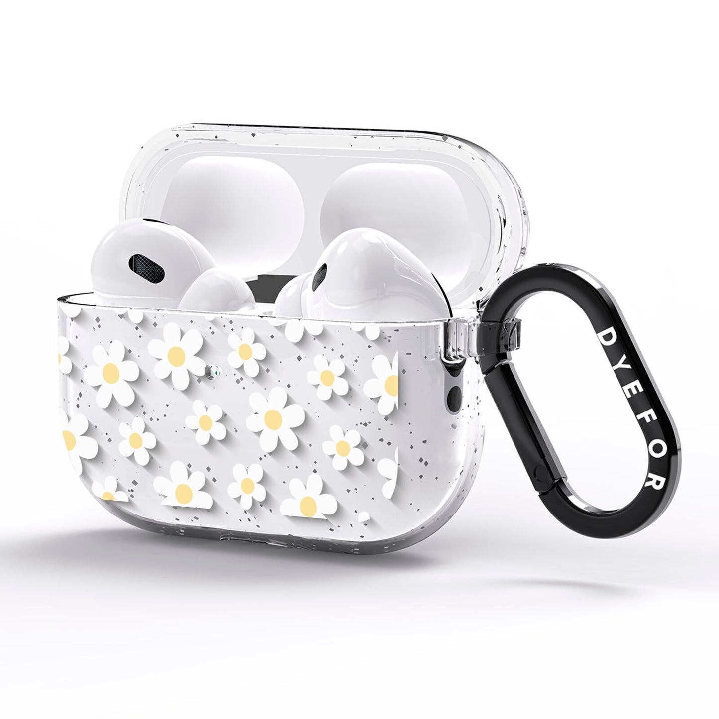 Daisy AirPods Pro Glitter Case Side Image