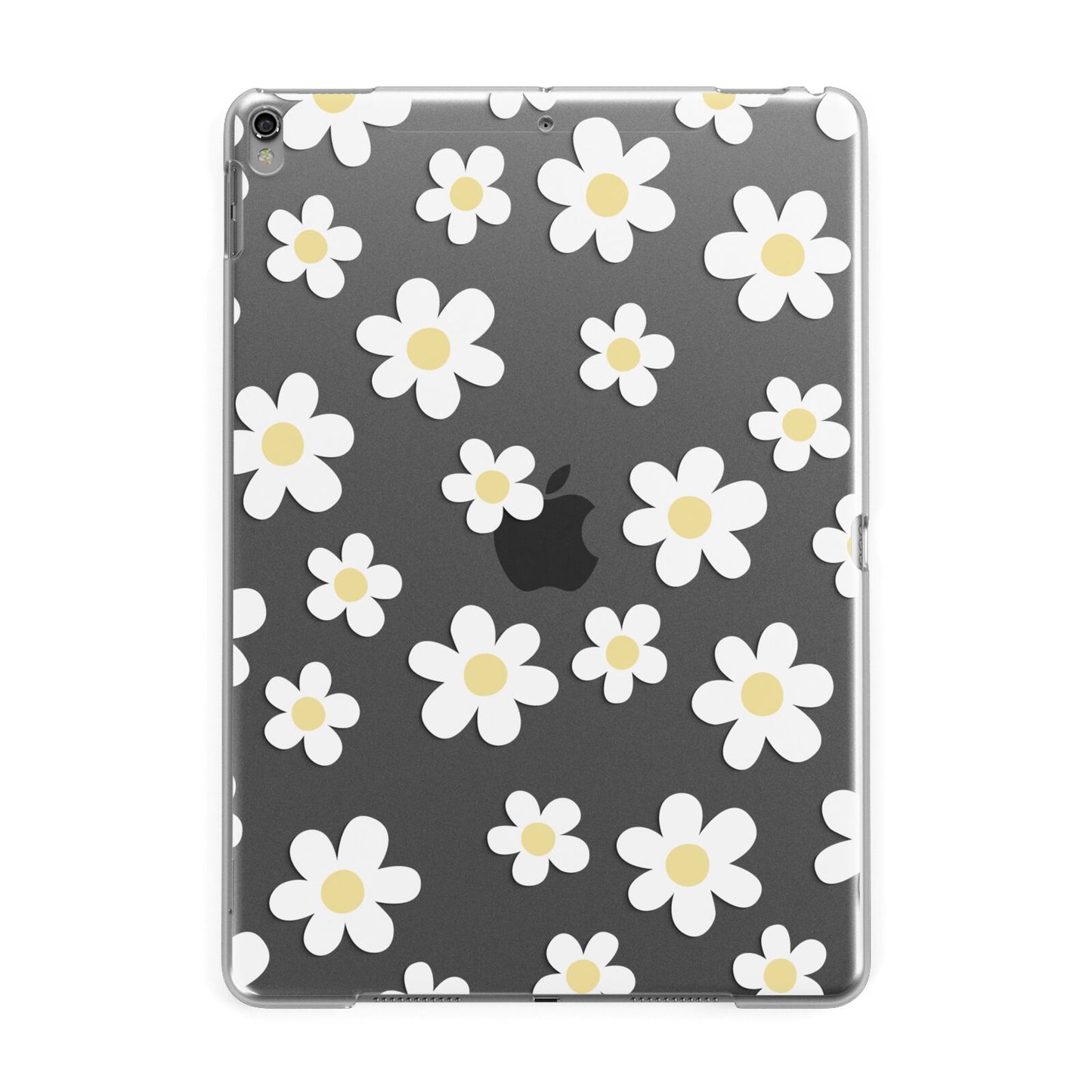 Daisy Apple iPad Grey Case