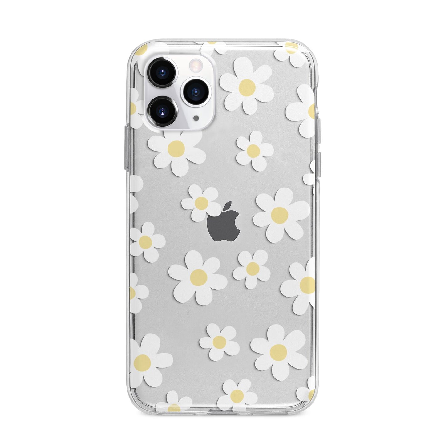 Daisy Apple iPhone 11 Pro Max in Silver with Bumper Case