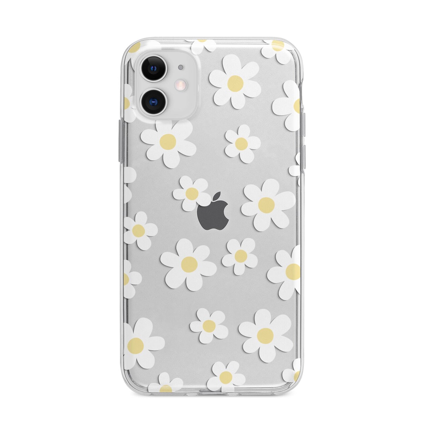 Daisy Apple iPhone 11 in White with Bumper Case