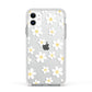 Daisy Apple iPhone 11 in White with White Impact Case