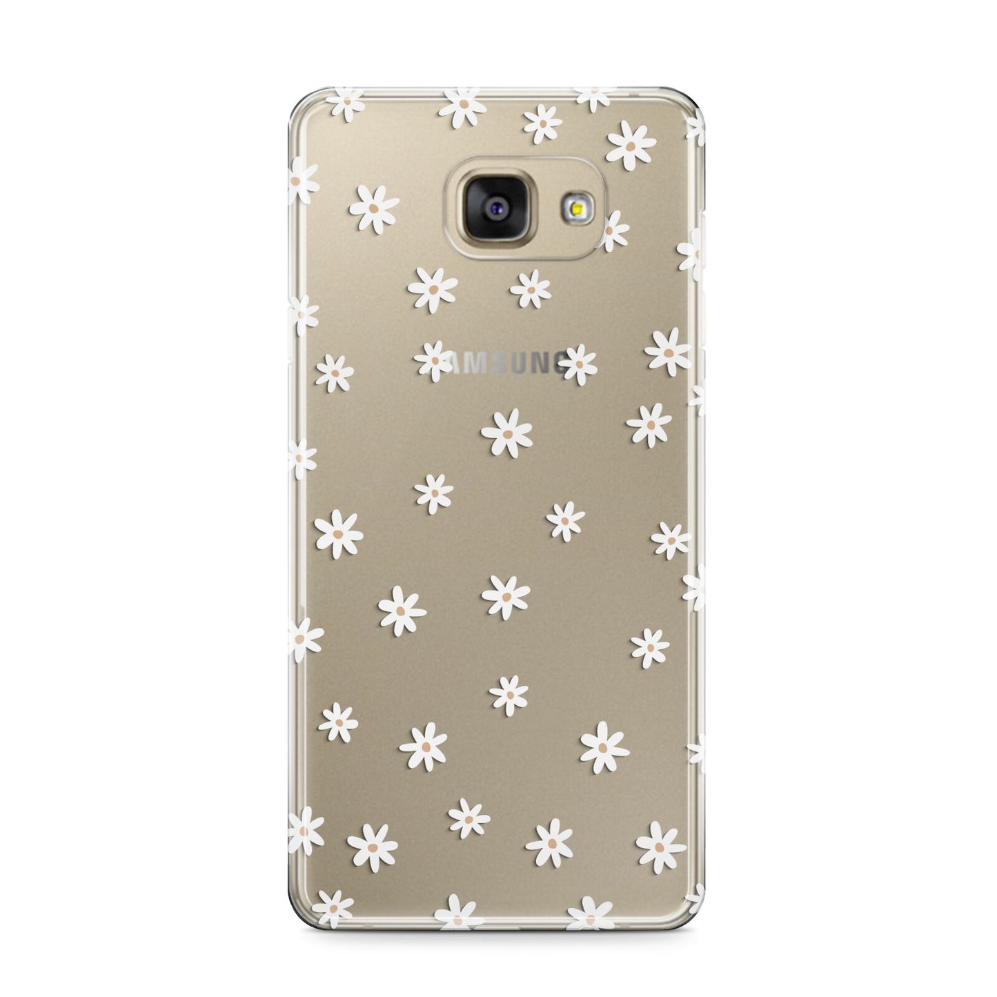 Daisy Pattern Samsung Galaxy A9 2016 Case on gold phone