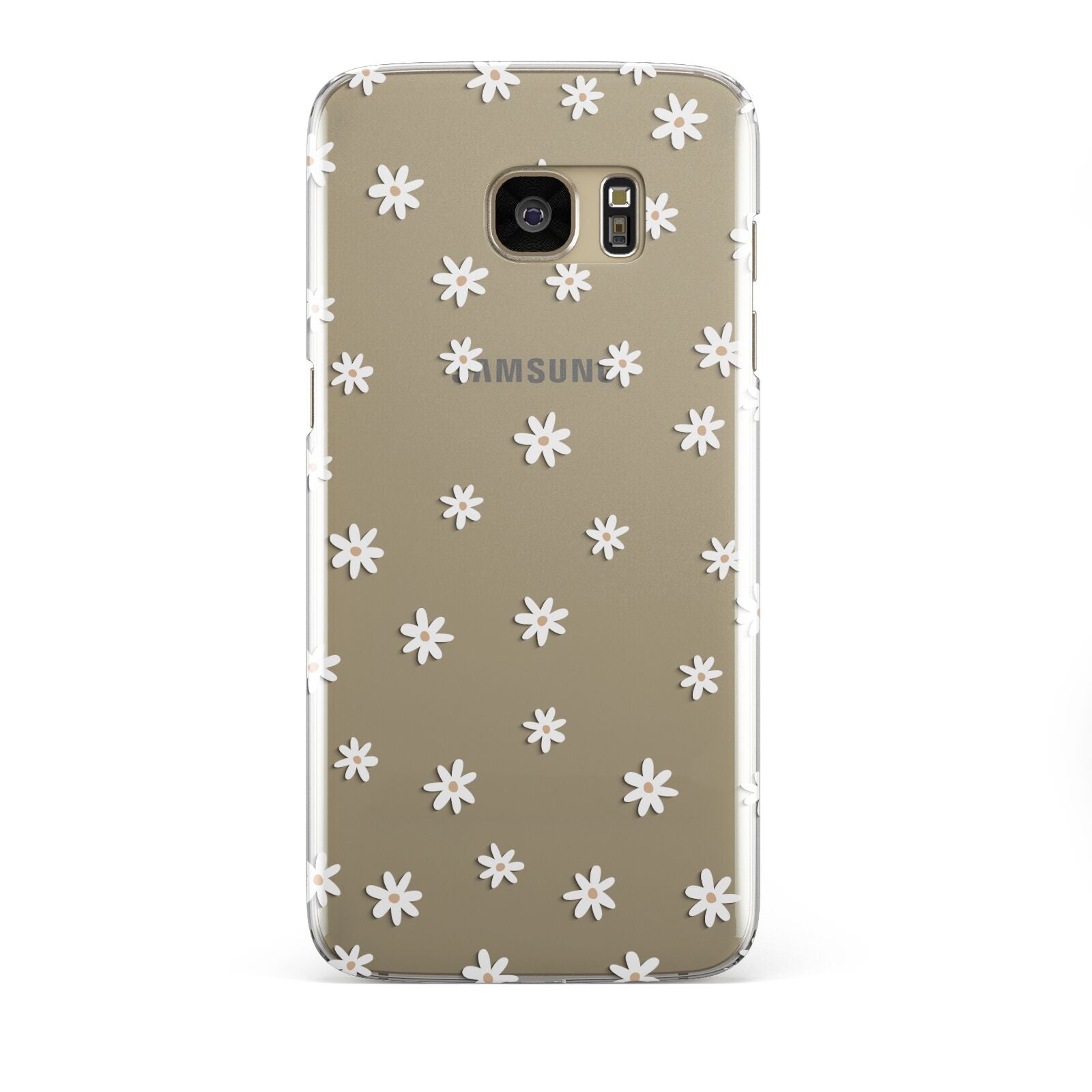 Daisy Pattern Samsung Galaxy S7 Edge Case