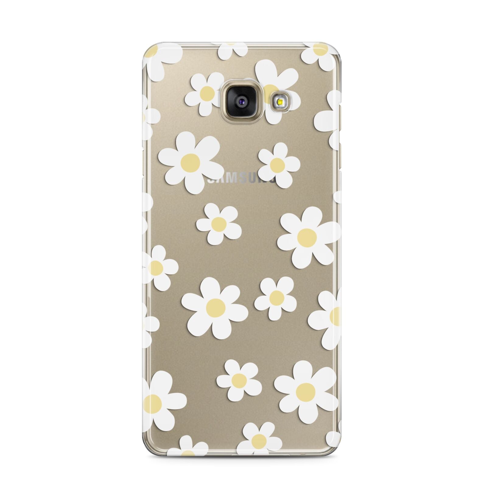 Daisy Samsung Galaxy A3 2016 Case on gold phone