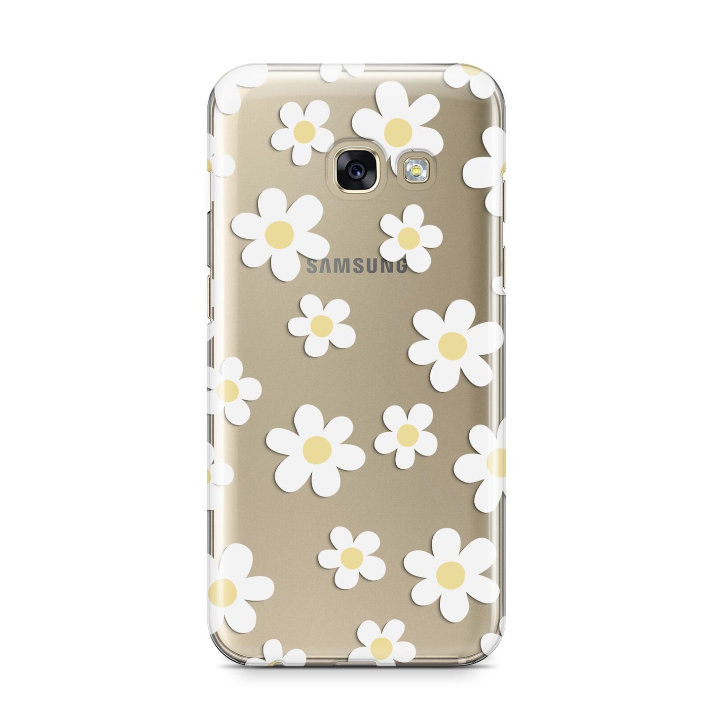 Daisy Samsung Galaxy A3 2017 Case on gold phone