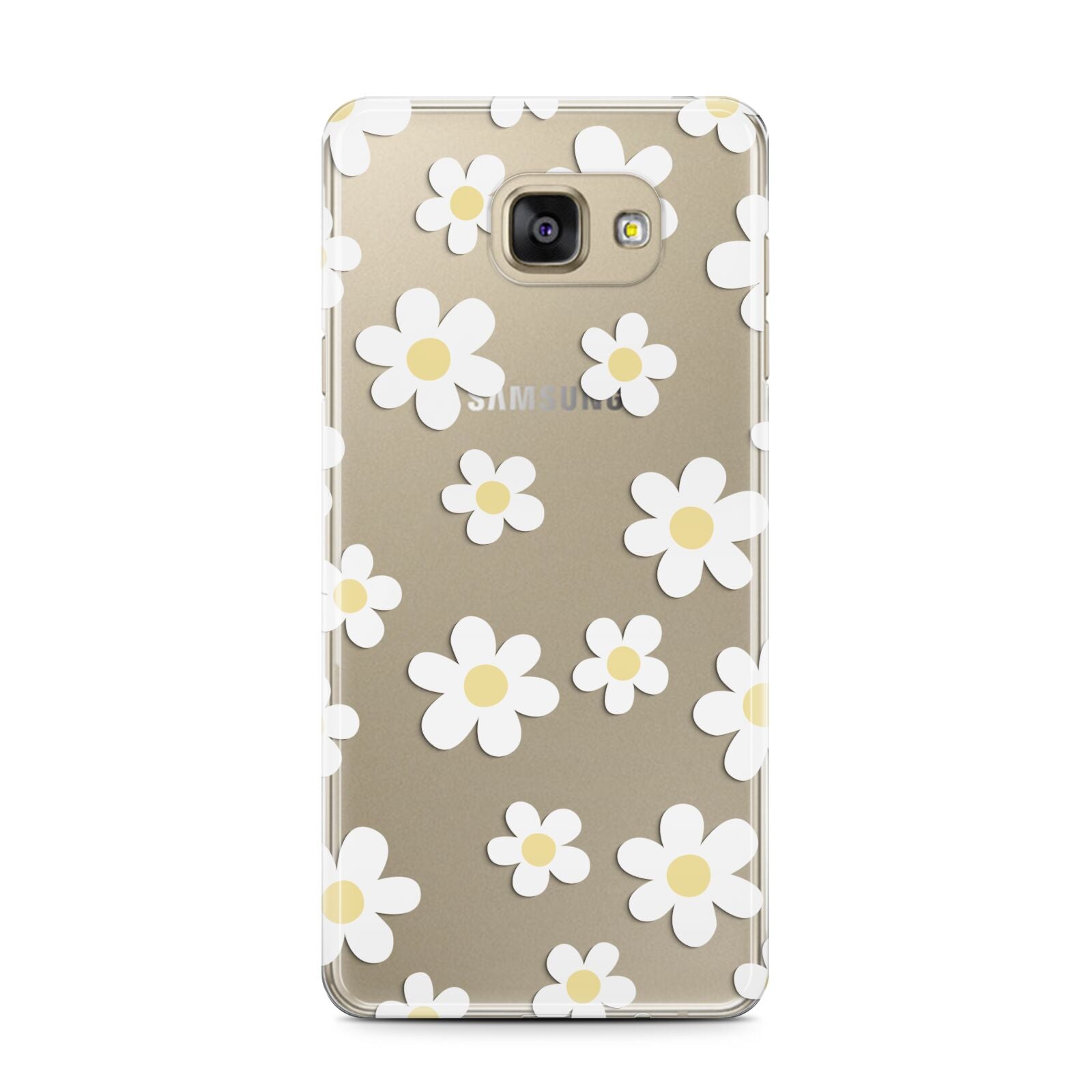 Daisy Samsung Galaxy A7 2016 Case on gold phone