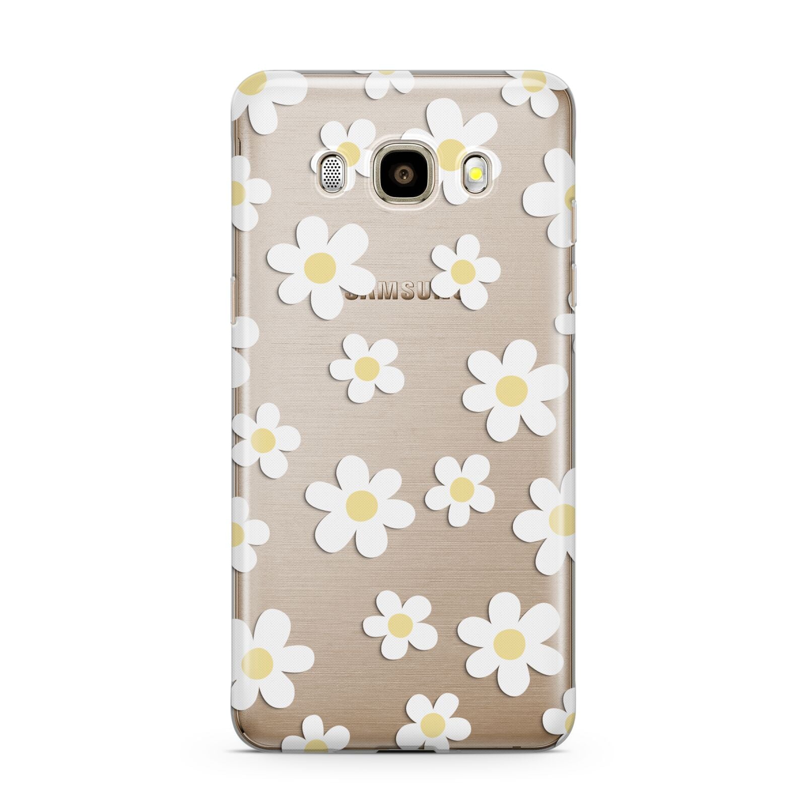 Daisy Samsung Galaxy J7 2016 Case on gold phone