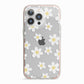 Daisy iPhone 13 Pro TPU Impact Case with Pink Edges