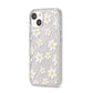 Daisy iPhone 14 Glitter Tough Case Starlight Angled Image