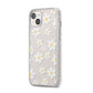 Daisy iPhone 14 Plus Clear Tough Case Starlight Angled Image