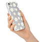 Daisy iPhone 7 Bumper Case on Silver iPhone Alternative Image