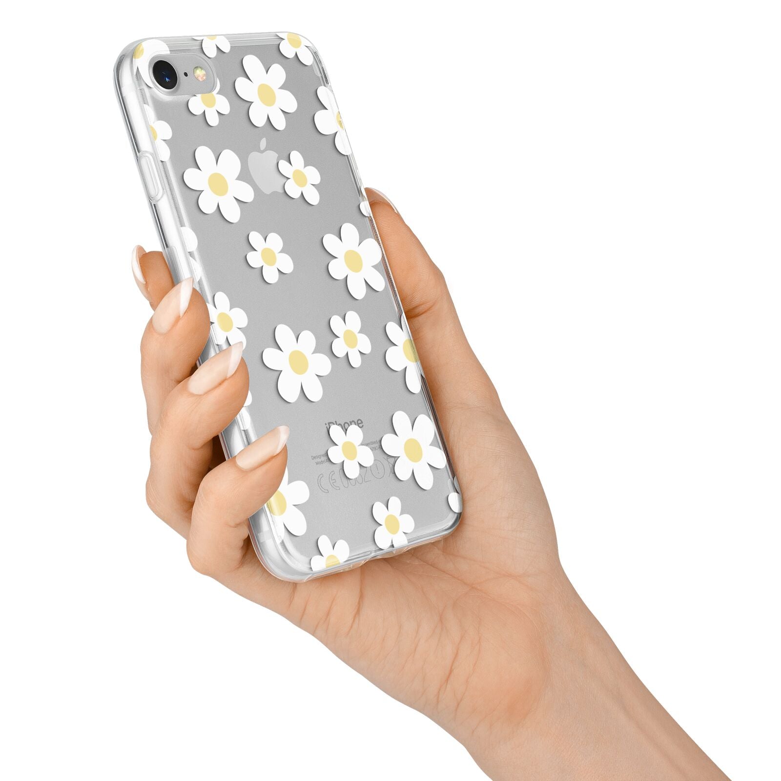 Daisy iPhone 7 Bumper Case on Silver iPhone Alternative Image