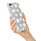 Daisy iPhone 7 Plus Bumper Case on Silver iPhone Alternative Image