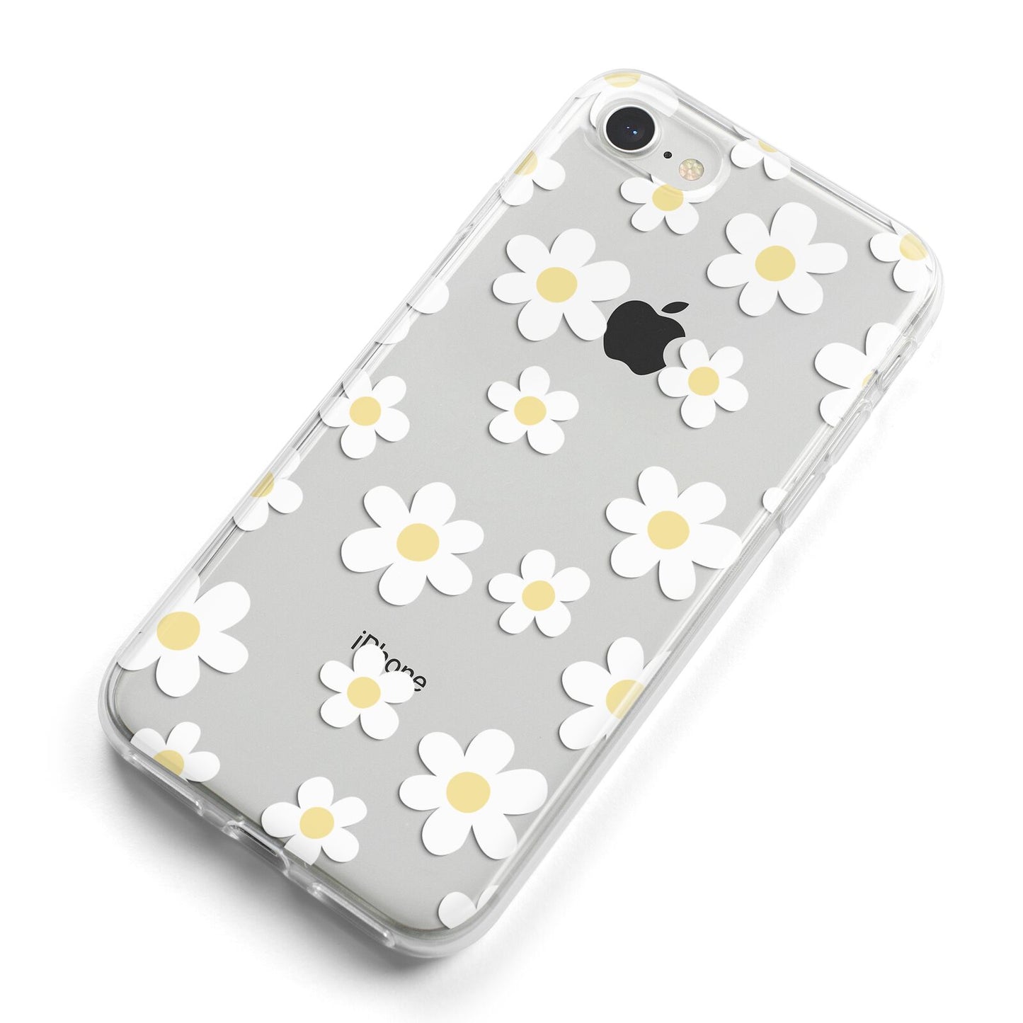 Daisy iPhone 8 Bumper Case on Silver iPhone Alternative Image