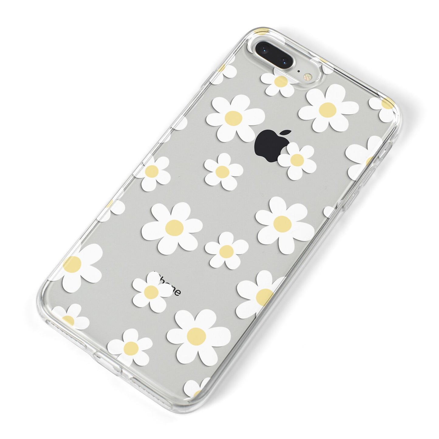 Daisy iPhone 8 Plus Bumper Case on Silver iPhone Alternative Image