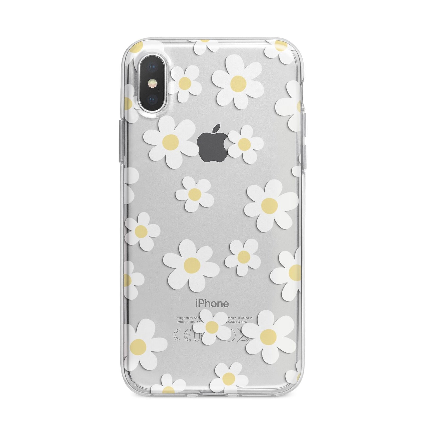 Daisy iPhone X Bumper Case on Silver iPhone Alternative Image 1