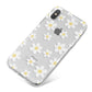 Daisy iPhone X Bumper Case on Silver iPhone