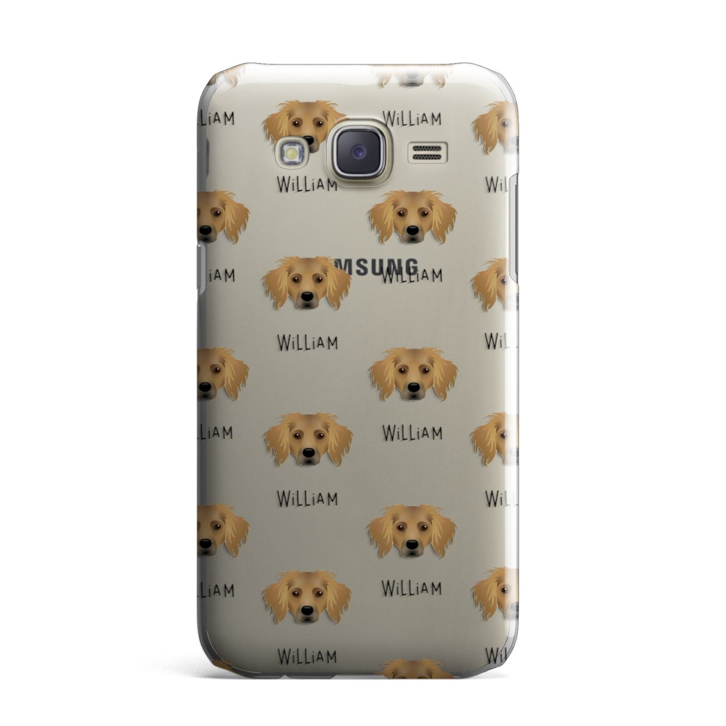 Dameranian Icon with Name Samsung Galaxy J7 Case