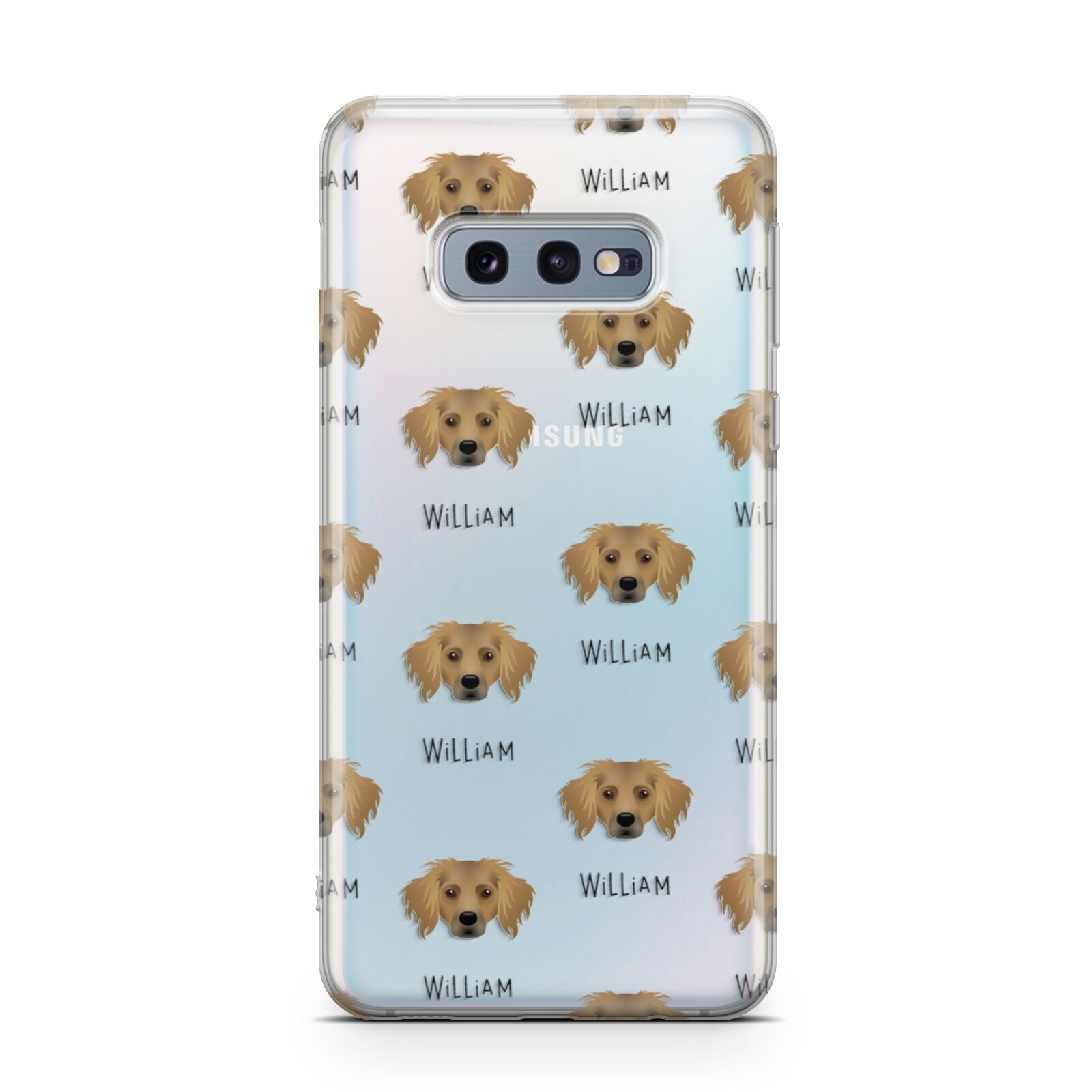 Dameranian Icon with Name Samsung Galaxy S10E Case