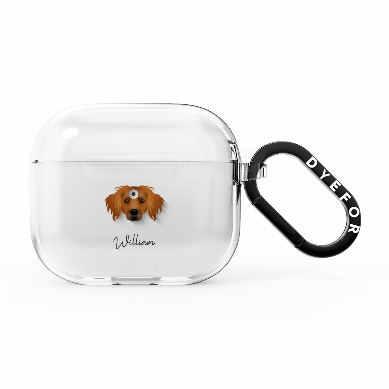 Dameranian Personalised AirPods Clear Case 3rd Gen