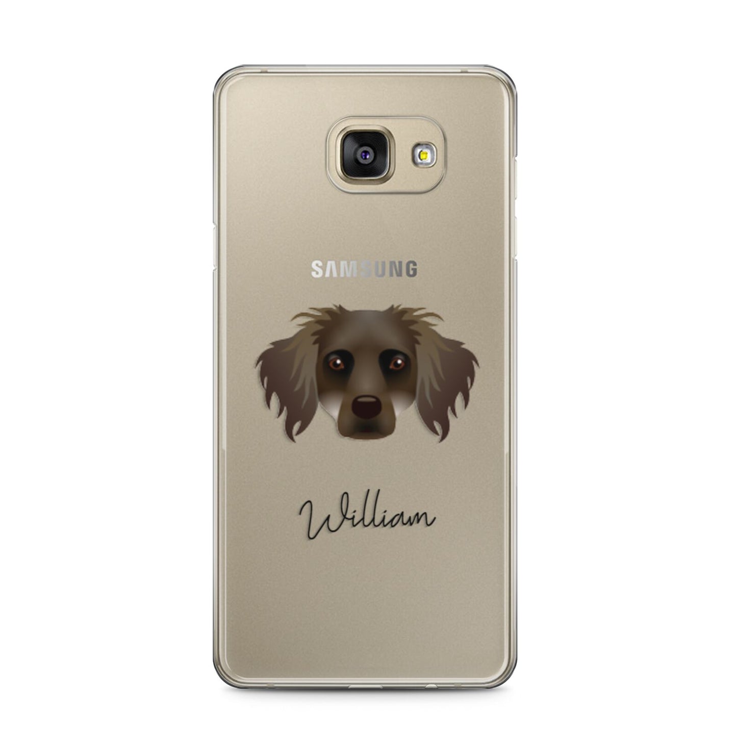 Dameranian Personalised Samsung Galaxy A5 2016 Case on gold phone
