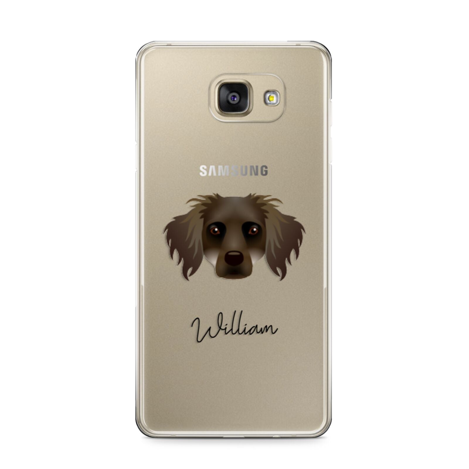 Dameranian Personalised Samsung Galaxy A9 2016 Case on gold phone