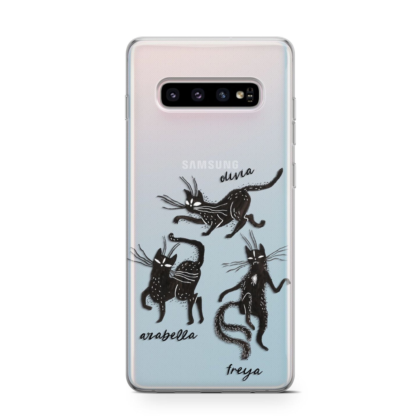 Dancing Cats Halloween Protective Samsung Galaxy Case